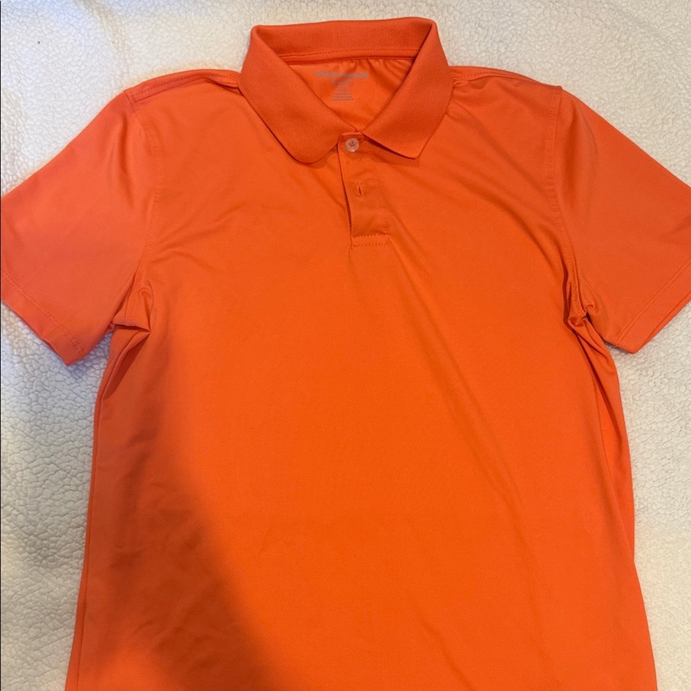 Boy’s Orange Performance Polo Shirt